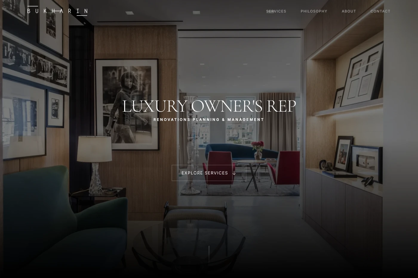 Bukharin.com real estate website redesign by WebsiteSRQ — Sarasota web design portfolio